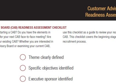 Customer Advisory Board Readiness Assessment Guide
