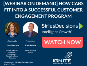 [Webinar on Demand] How CABs Fit Into a Successful Customer Engagement Program