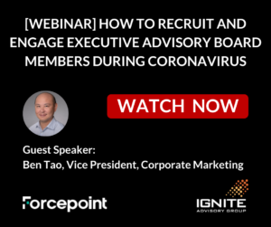 Customer Advisory Board Best Practices from Forcepoint