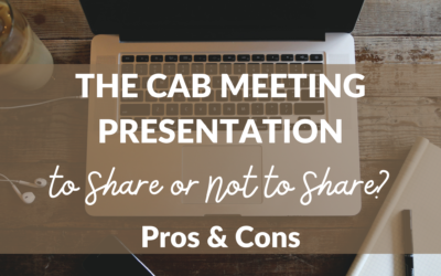 Providing Customer Advisory Board Meeting Presentations: Pros and Cons to Consider
