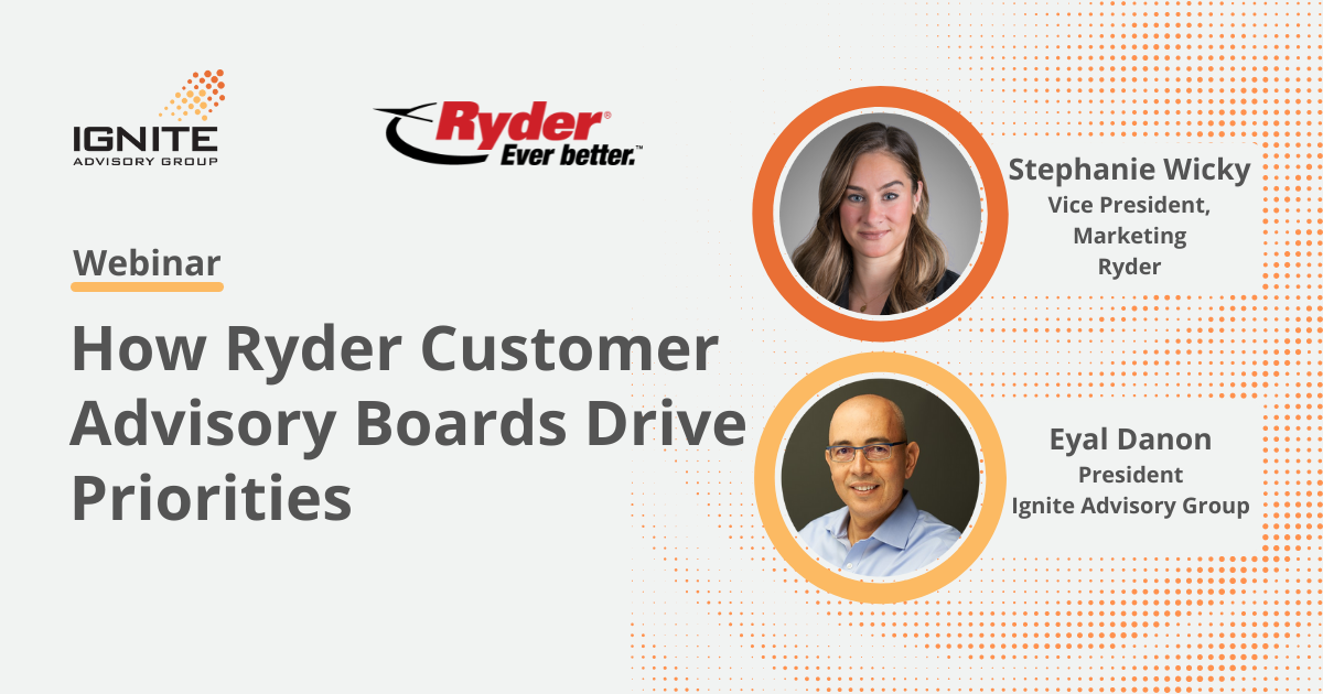 How Ryder Customer Advisory Boards Drive Priorities