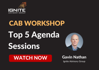 CAB WORKSHOP: Top Customer Advisory Board Meeting Agenda Sessions