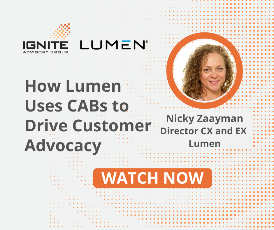 How Lumen Uses CABs to Drive Customer Advocacy