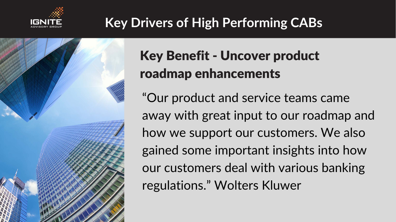 Customer Advisory Board Example: Wolters Kluwer CAB uncovers product roadmap enhancements