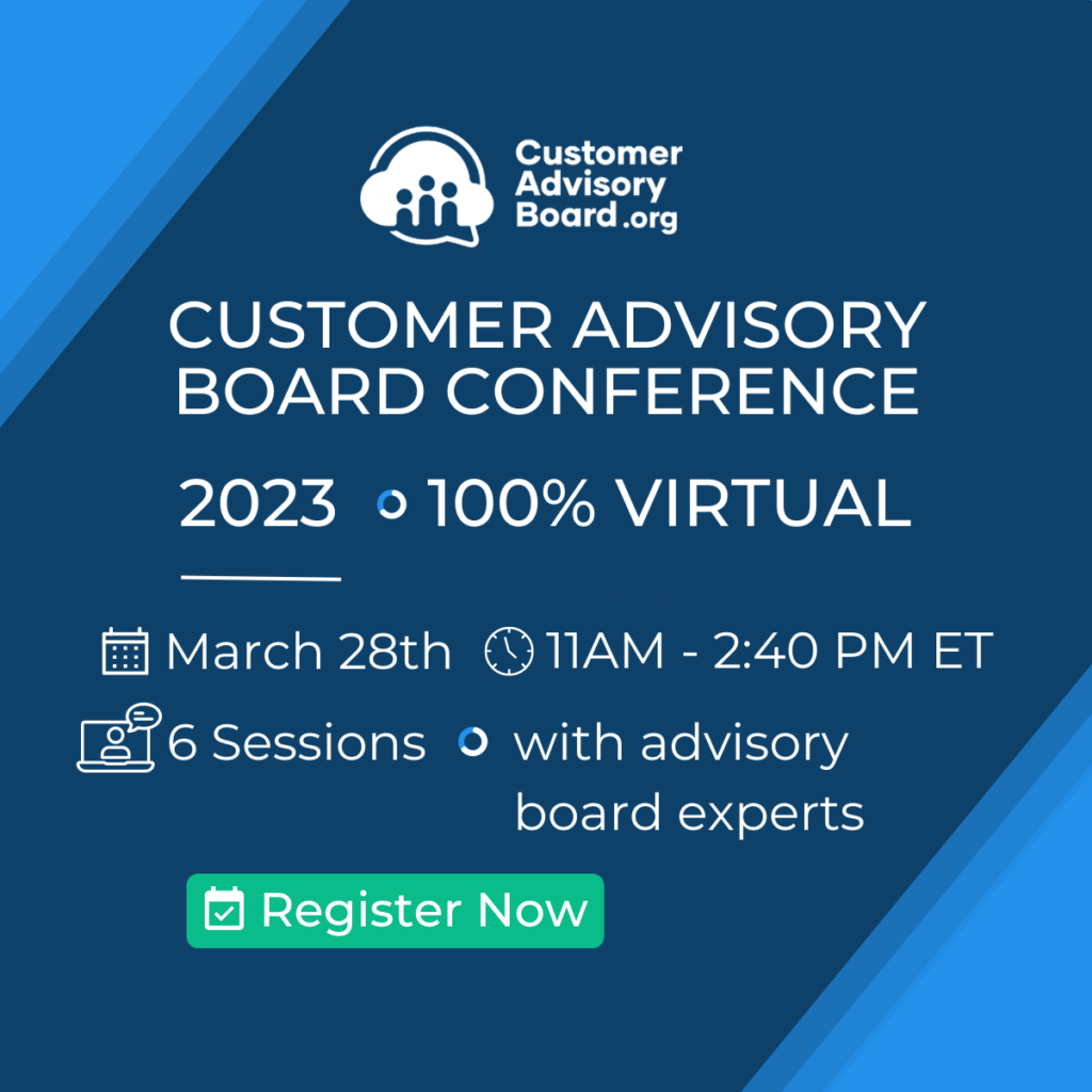 Customer Advisory Board Conference 2023