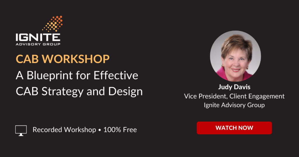 Workshop: Effective Customer Advisory Board Strategy