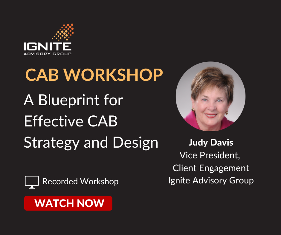 CAB Workshop: CAB Strategy and Design