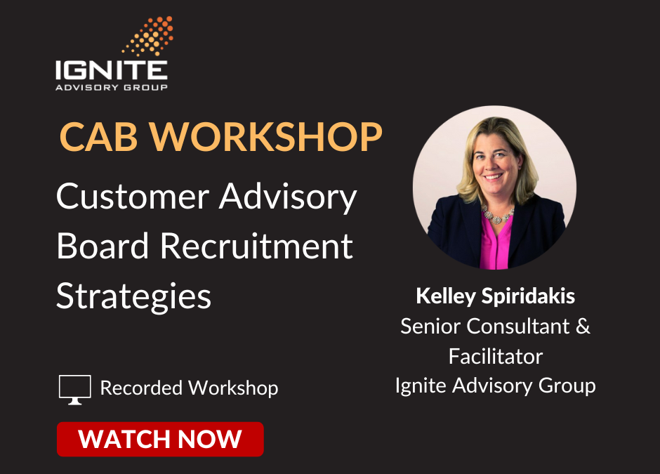 [CAB WORKSHOP] Customer Advisory Board Recruitment Strategies