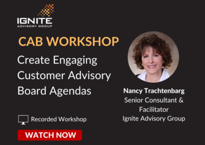 [CAB WORKSHOP] Create Engaging Customer Advisory Board Agendas