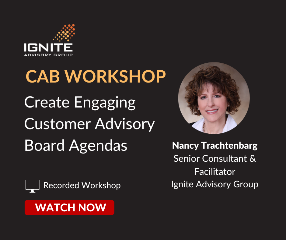 Workshop: Create Engaging Customer Advisory Board Meeting Agendas