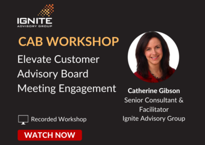 [CAB WORKSHOP] Elevate Customer Advisory Board  Meeting Engagement