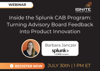 [Webinar July 30] Inside the Splunk Technical CAB Program – Turning Advisory Board Feedback into Product Innovation