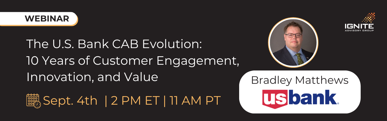 Webinar - U.S. Bank CAB Evolution